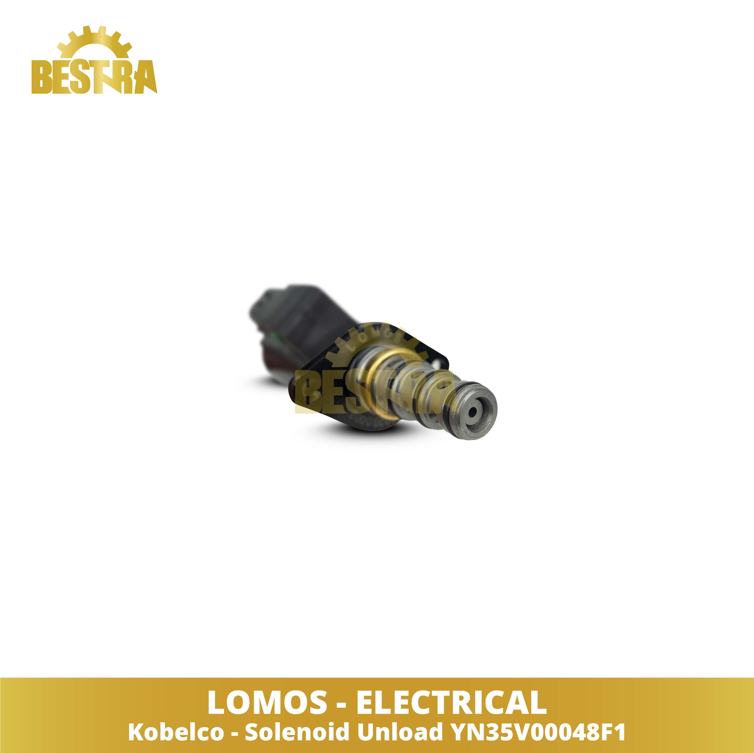 LOMOS Solenoid Valve (Unload / Travel Straight) YN35V00048F1 / YN35V00048F2 Image 1