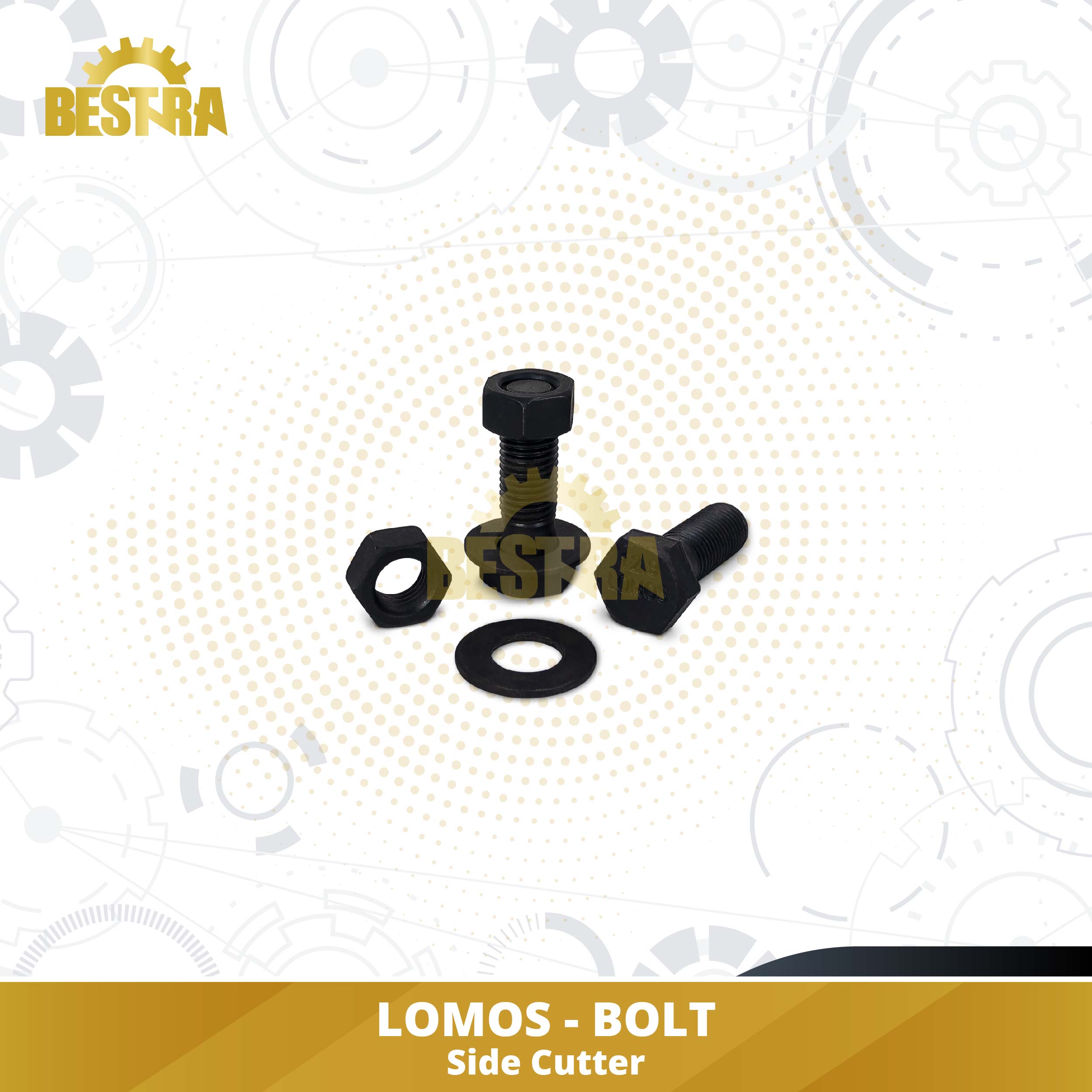 LOMOS Bolt and Nut Excavator Side Cutter Image 1