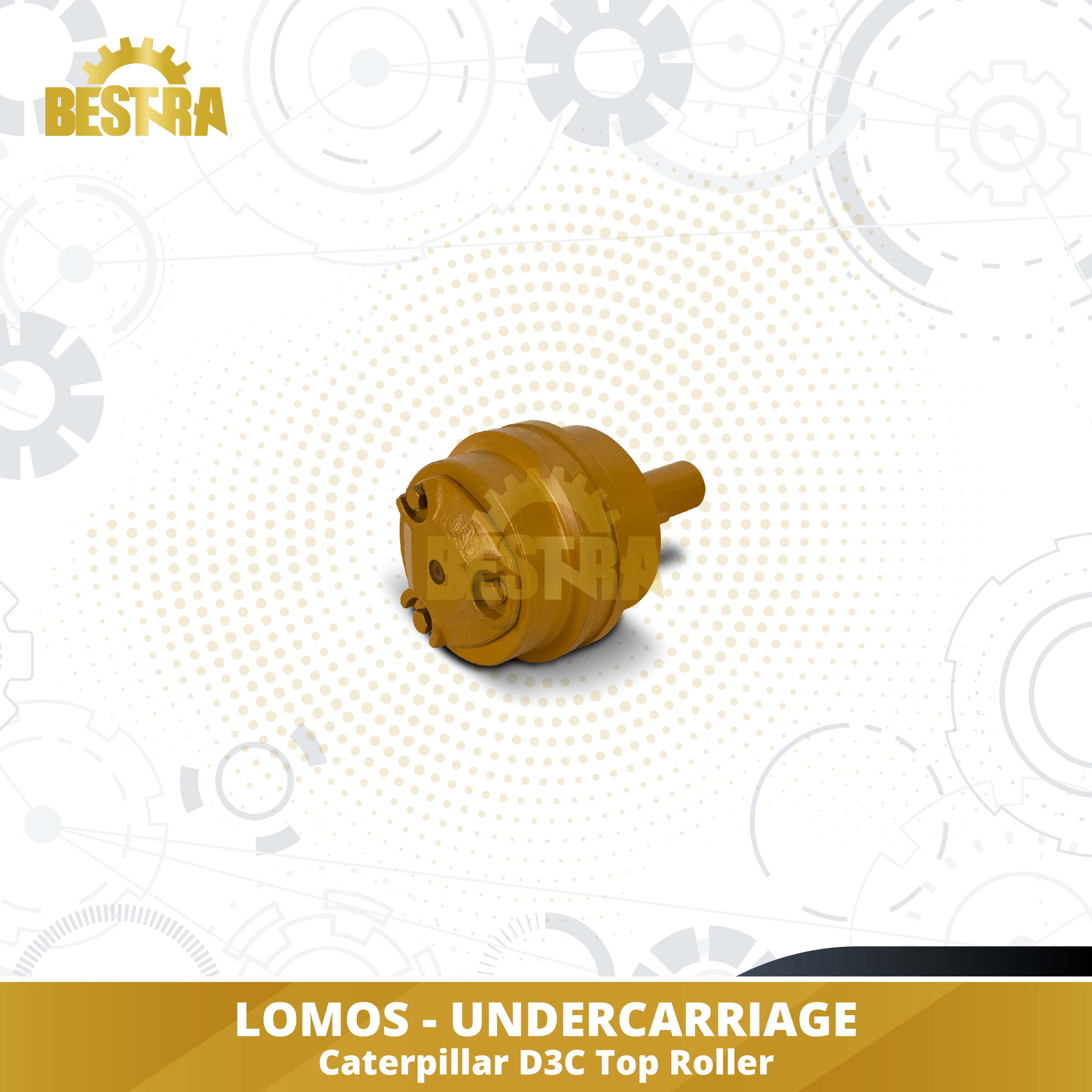 LOMOS Undercarriage Caterpillar D3C Top Roller Image 1