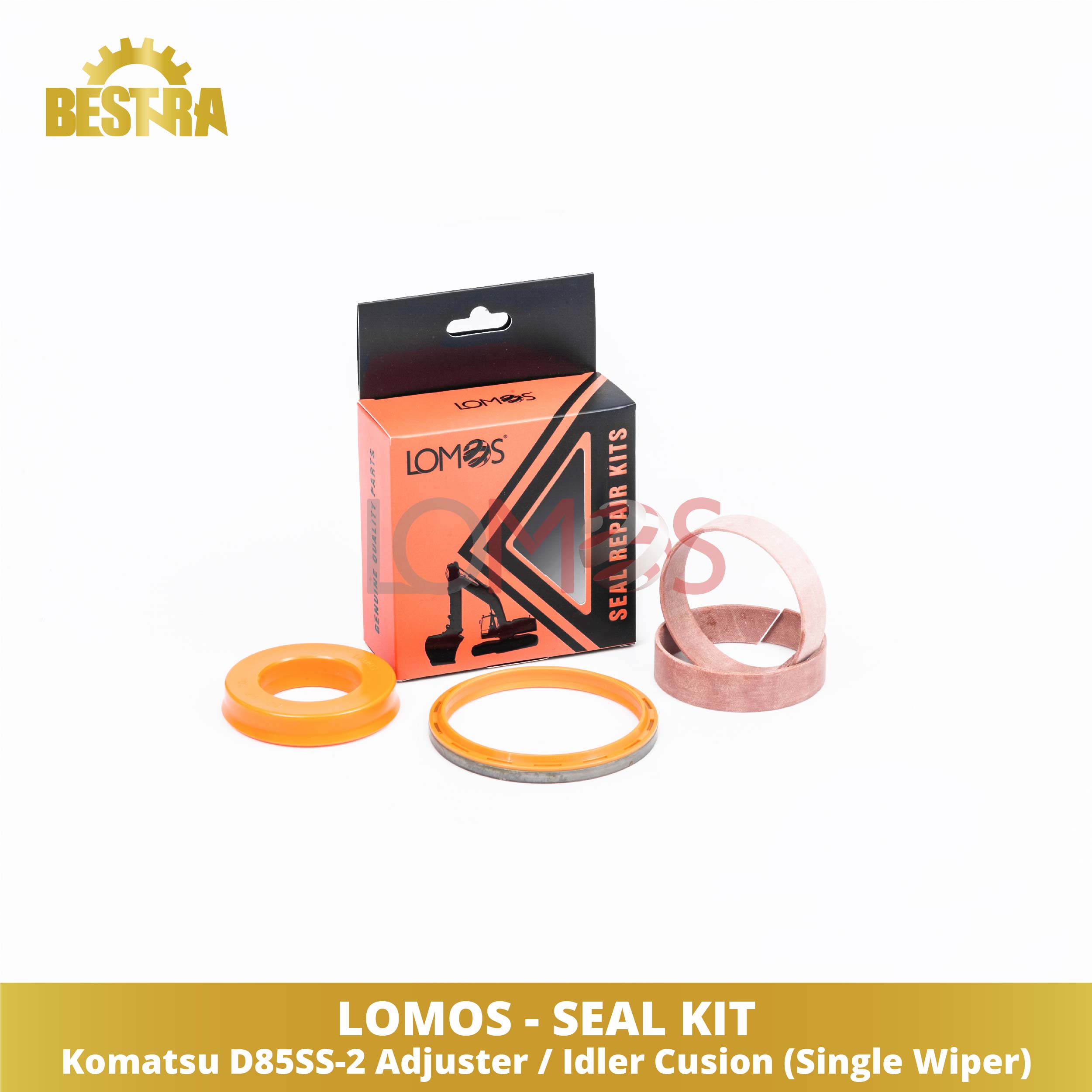 LOMOS Seal Kit Komatsu D85SS-2 Adjuster / Idler Cushion Image 1