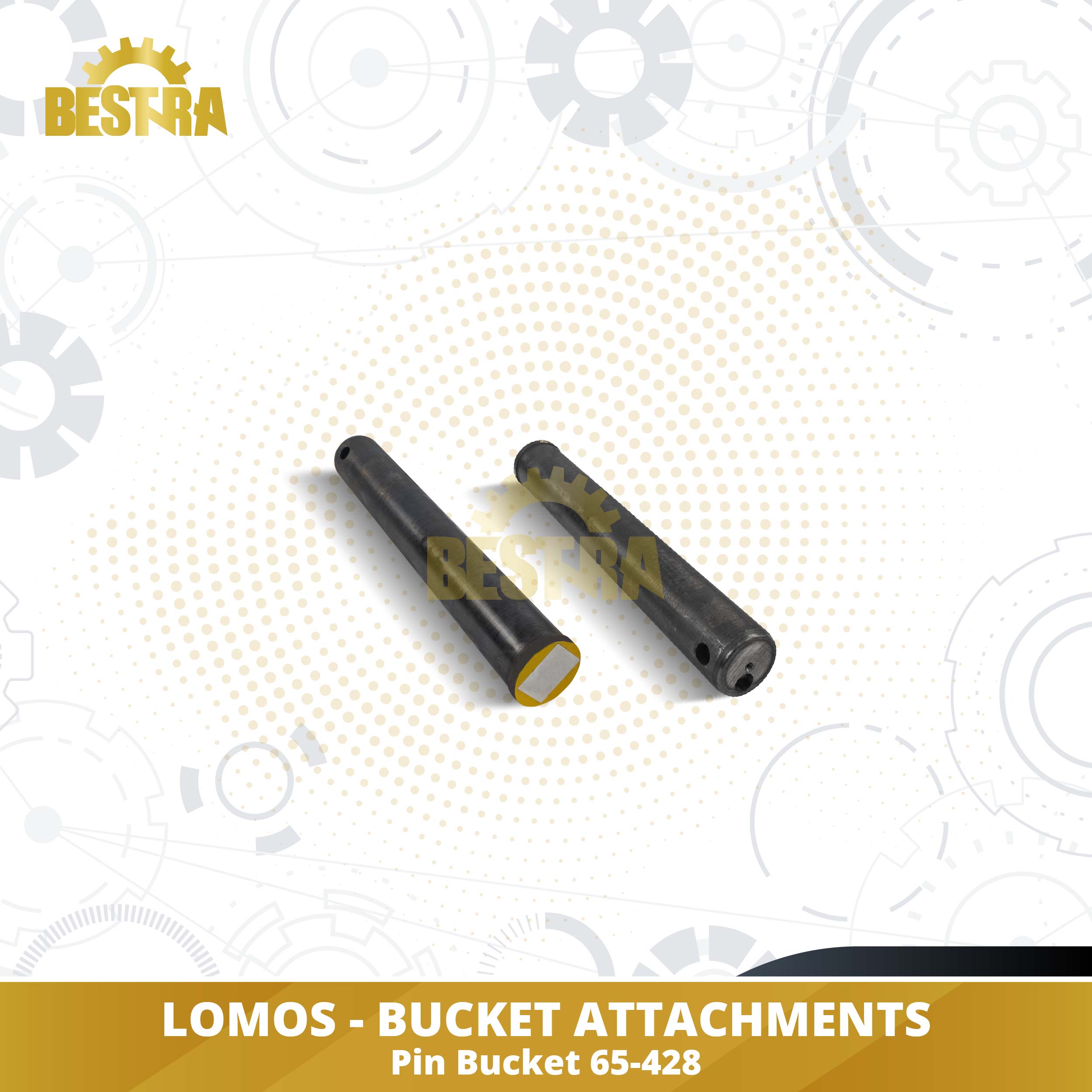 LOMOS Excavator Bucket (GET) Pin Bucket 65-430 mm Image