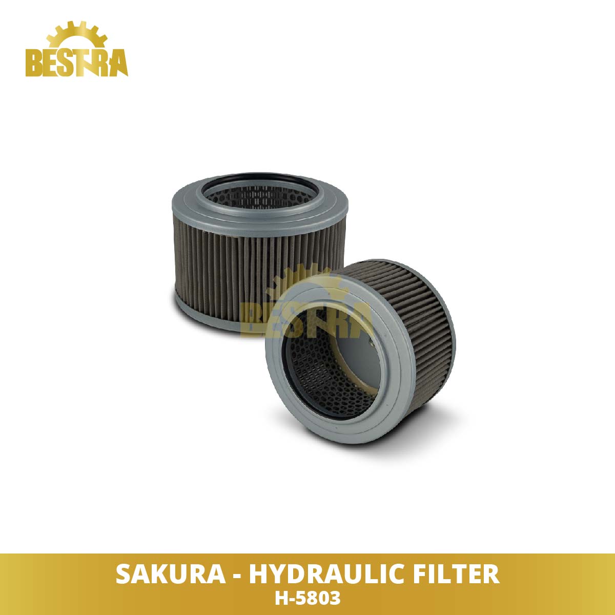 Sakura H5803 H-5803 Hydraulic Filter / Saringan Hidrolik Cartridge Image 1