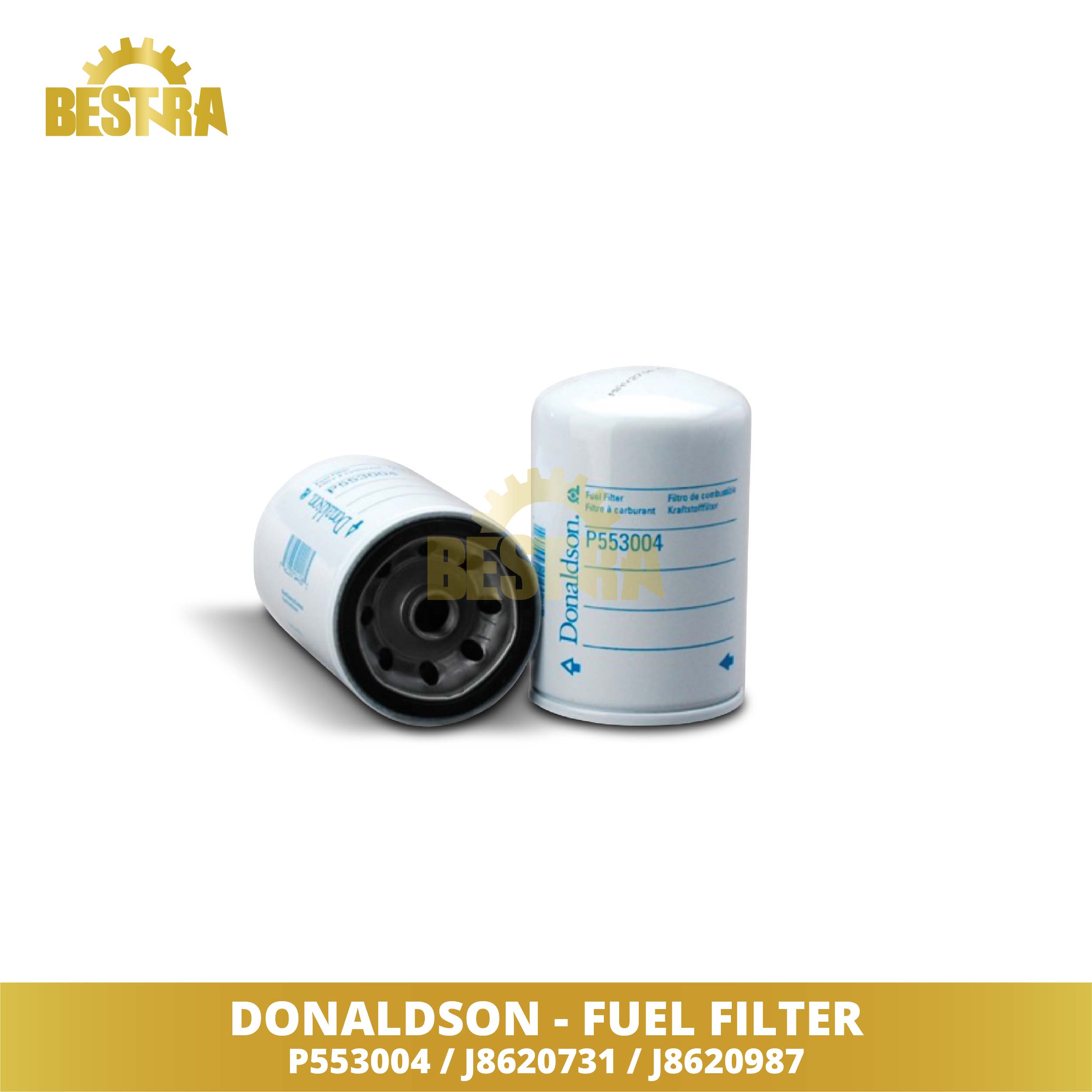 Donaldson J8620731 J8620987 P553004 Fuel Filter / Saringan Solar Spin-On Image 1