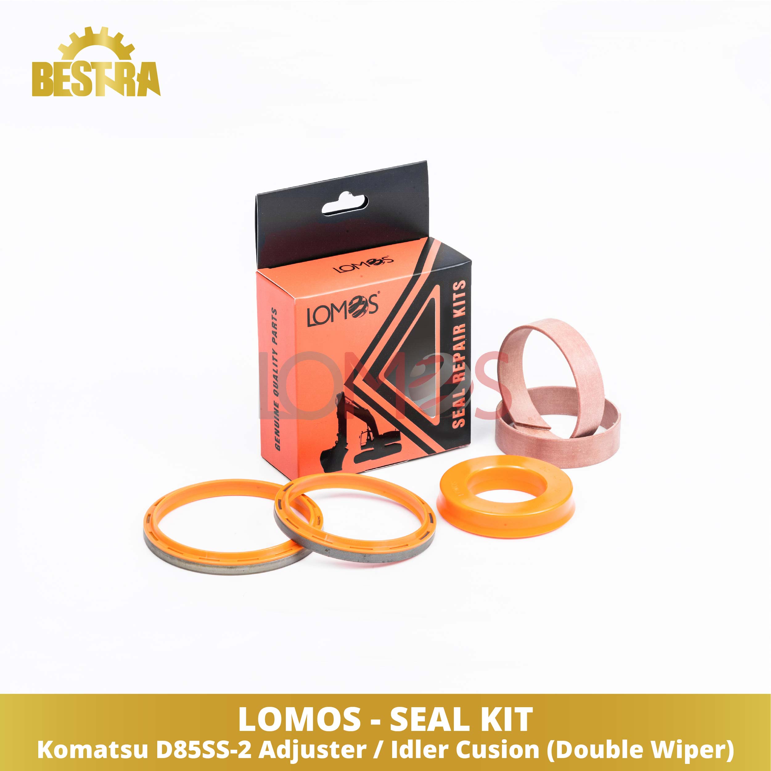 LOMOS Seal Kit Komatsu D85SS-2 Adjuster / Idler Cushion Image 2
