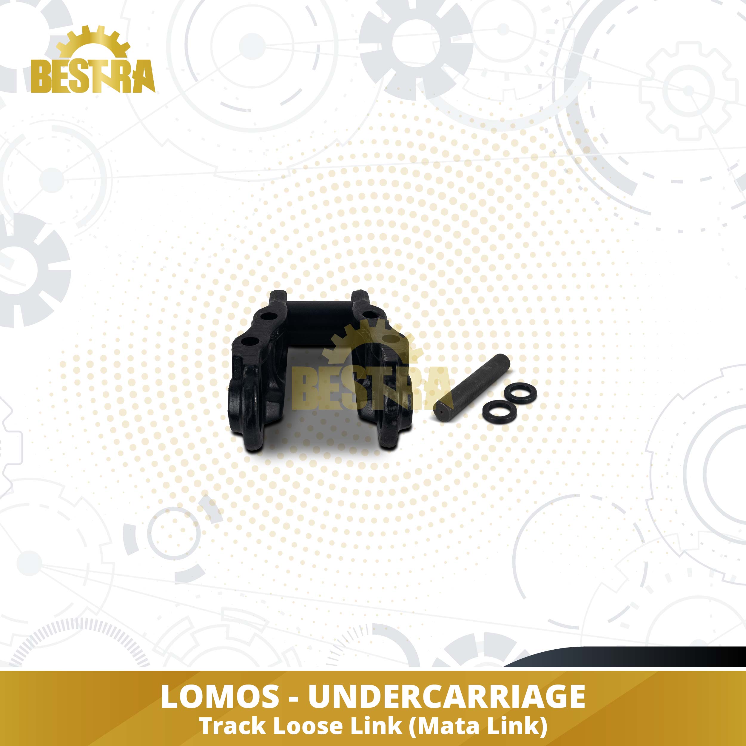 LOMOS Undercarriage Excavator Track Loose Link Image 1