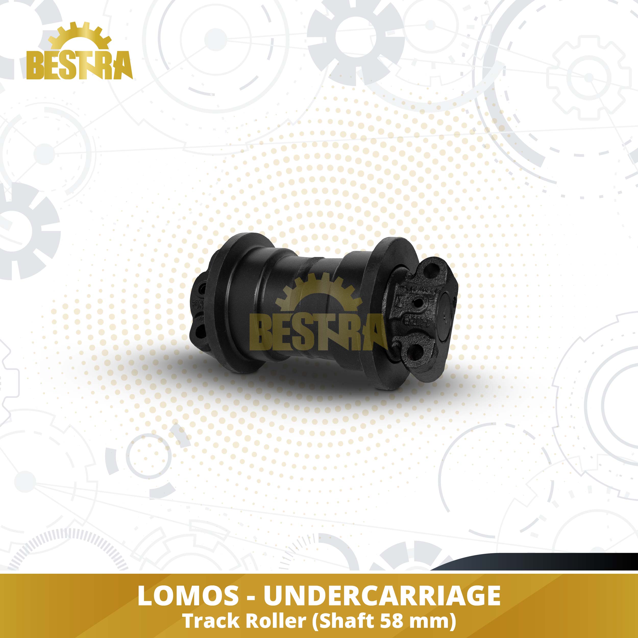 LOMOS Undercarriage Excavator Track Roller Image 1